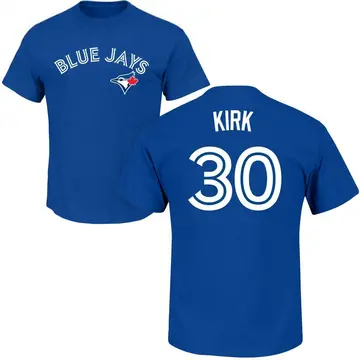 Men's Alejandro Kirk Toronto Blue Jays Roster Name & Number T-Shirt - Royal