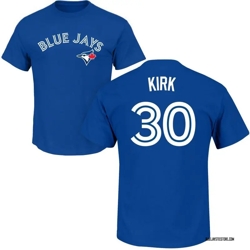 Men's Alejandro Kirk Toronto Blue Jays Roster Name & Number T-Shirt - Royal