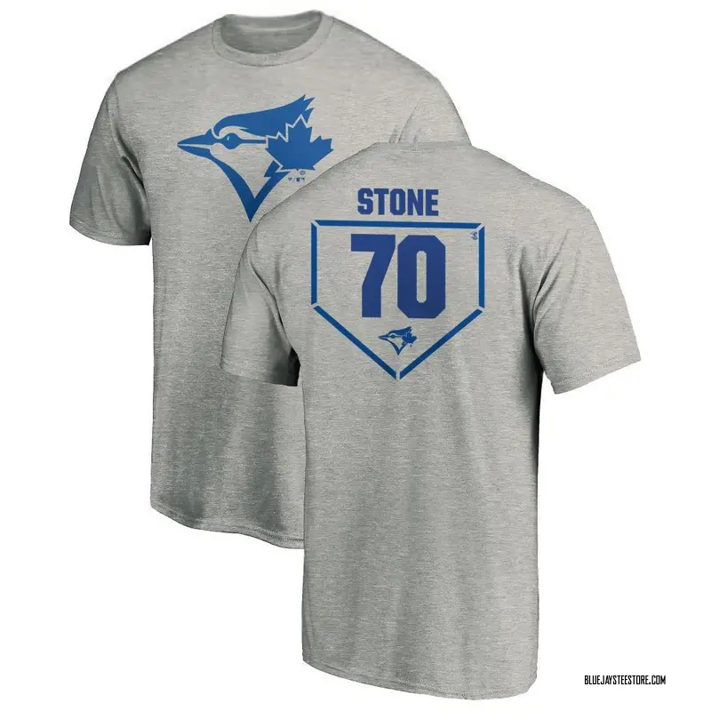 Men's Alex Stone Toronto Blue Jays RBI T-Shirt - Heathered Gray