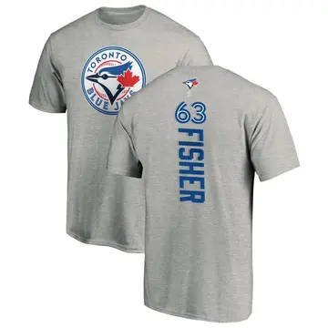 Men's Braydon Fisher Toronto Blue Jays Backer T-Shirt - Ash