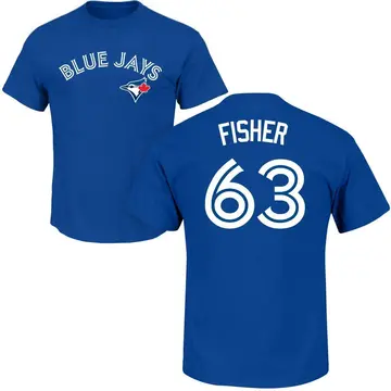 Men's Braydon Fisher Toronto Blue Jays Roster Name & Number T-Shirt - Royal