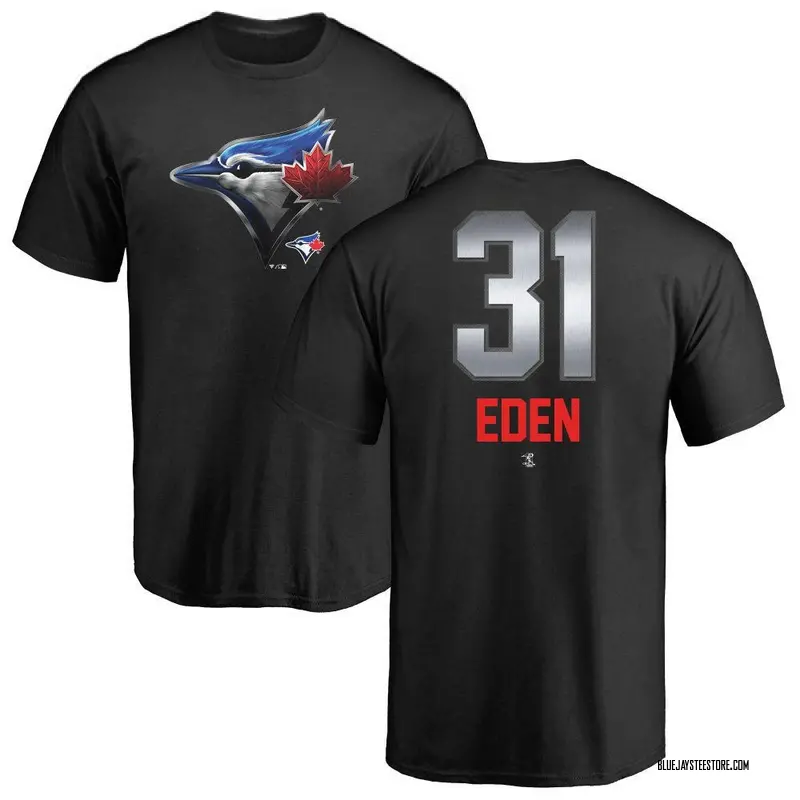 Men's Cam Eden Toronto Blue Jays Midnight Mascot T-Shirt - Black