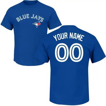 Men's Custom Toronto Blue Jays Custom Roster Name & Number T-Shirt - Royal