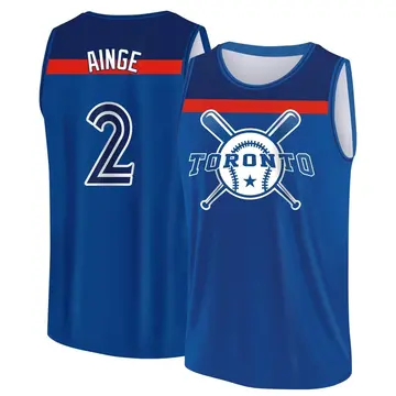 Men's Danny Ainge Toronto Blue Jays Royal/Navy Baseball Legend Tank Top