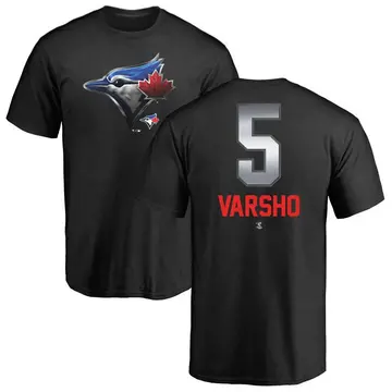 Men's Daulton Varsho Toronto Blue Jays Midnight Mascot T-Shirt - Black