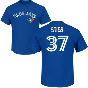 Men's Dave Stieb Toronto Blue Jays Roster Name & Number T-Shirt - Royal