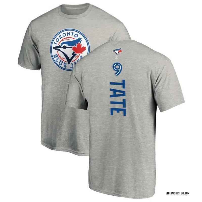 Men's Dillon Tate Toronto Blue Jays Backer T-Shirt - Ash
