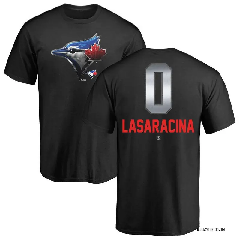 Men's Giaconino Lasaracina Toronto Blue Jays Midnight Mascot T-Shirt - Black