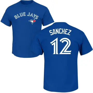 Men's Jesus Sanchez Toronto Blue Jays Roster Name & Number T-Shirt - Royal