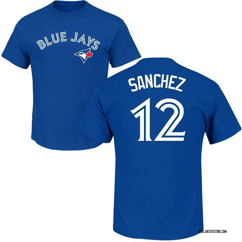 Men's Jesus Sanchez Toronto Blue Jays Roster Name & Number T-Shirt - Royal