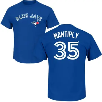 Men's Joe Mantiply Toronto Blue Jays Roster Name & Number T-Shirt - Royal
