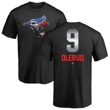 Men's John Olerud Toronto Blue Jays Midnight Mascot T-Shirt - Black