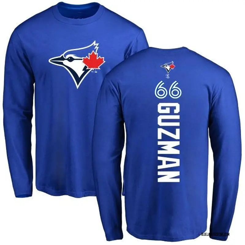 Men's Juan Guzman Toronto Blue Jays Backer Long Sleeve T-Shirt - Royal
