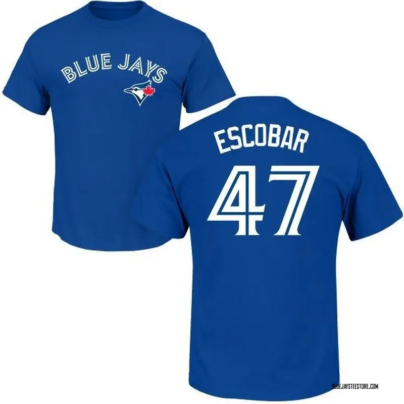 Men's Kelvim Escobar Toronto Blue Jays Roster Name & Number T-Shirt - Royal