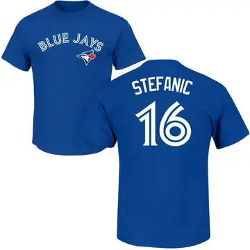 Men's Michael Stefanic Toronto Blue Jays Roster Name & Number T-Shirt - Royal