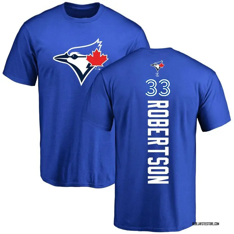 Men's Nick Robertson Toronto Blue Jays Backer T-Shirt - Royal