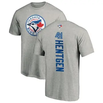 Men's Pat Hentgen Toronto Blue Jays Backer T-Shirt - Ash