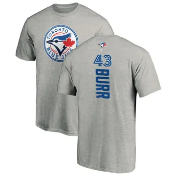 Men's Ryan Burr Toronto Blue Jays Backer T-Shirt - Ash
