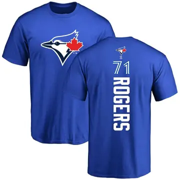 Men's Tyler Rogers Toronto Blue Jays Backer T-Shirt - Royal