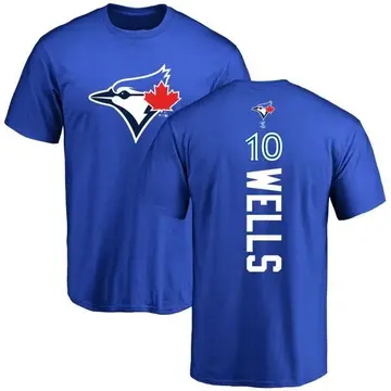 Men's Vernon Wells Toronto Blue Jays Backer T-Shirt - Royal