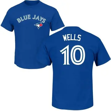 Men's Vernon Wells Toronto Blue Jays Roster Name & Number T-Shirt - Royal