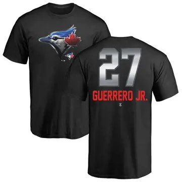 Men's Vladimir Guerrero Jr. Toronto Blue Jays Midnight Mascot T-Shirt - Black