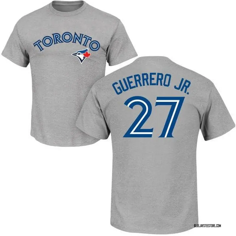 Men's Vladimir Guerrero Jr. Toronto Blue Jays Roster Name & Number T-Shirt - Gray