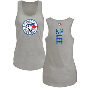 Women's Chase Lee Toronto Blue Jays Backer Tri-Blend Tank Top - Ash