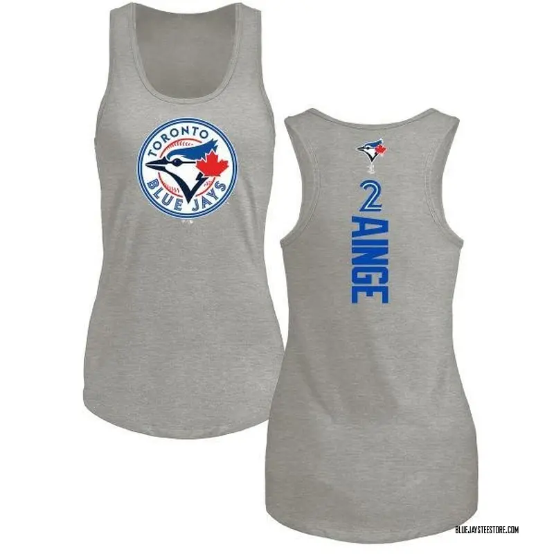 Women's Danny Ainge Toronto Blue Jays Backer Tri-Blend Tank Top - Ash