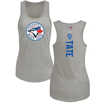 Women's Dillon Tate Toronto Blue Jays Backer Tri-Blend Tank Top - Ash