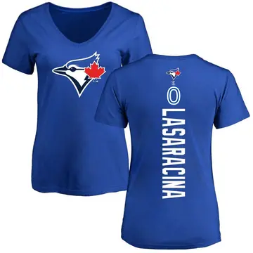 Women's Giaconino Lasaracina Toronto Blue Jays Backer Slim Fit T-Shirt - Royal