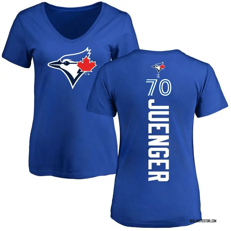 Women's Hayden Juenger Toronto Blue Jays Backer Slim Fit T-Shirt - Royal