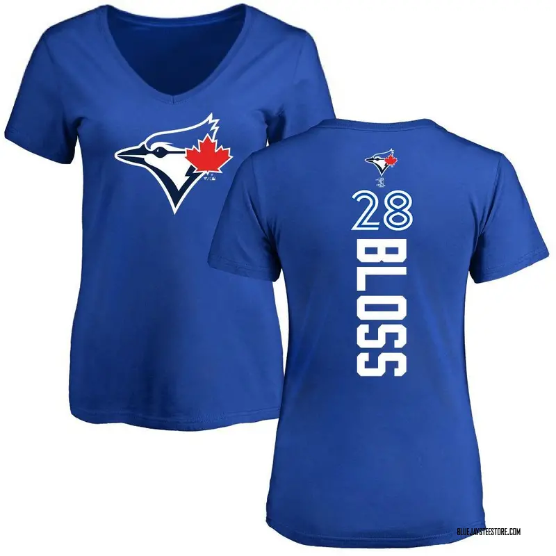 Women's Jake Bloss Toronto Blue Jays Backer Slim Fit T-Shirt - Royal