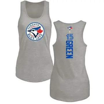 Women's Shawn Green Toronto Blue Jays Backer Tri-Blend Tank Top - Ash