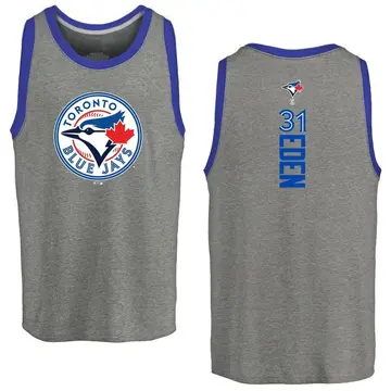 Youth Cam Eden Toronto Blue Jays Backer Tri-Blend Tank Top - Ash