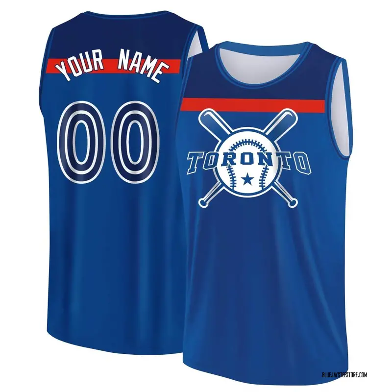 Youth Custom Toronto Blue Jays Custom Royal/Navy Baseball Legend Tank Top