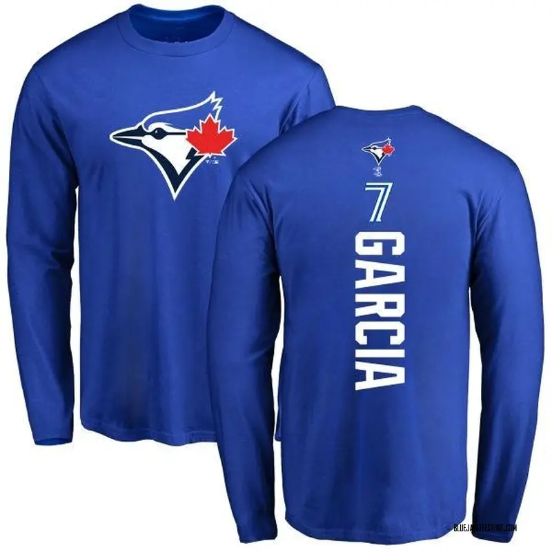 Youth Damaso Garcia Toronto Blue Jays Backer Long Sleeve T-Shirt - Royal