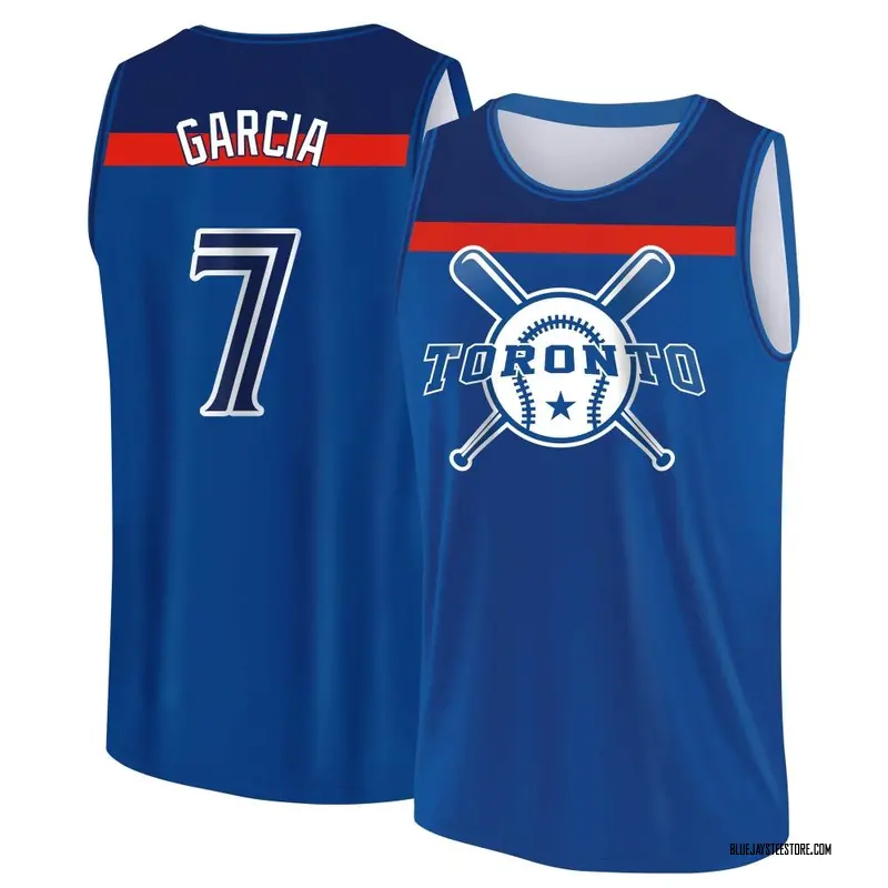 Youth Damaso Garcia Toronto Blue Jays Royal/Navy Baseball Legend Tank Top