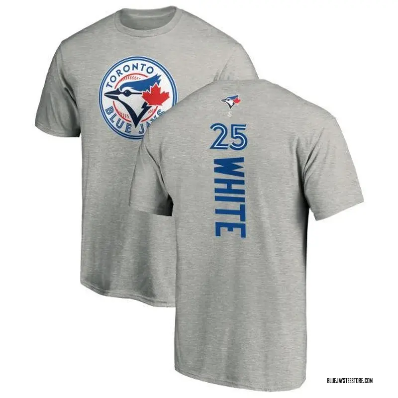 Youth Devon White Toronto Blue Jays Backer T-Shirt - Ash