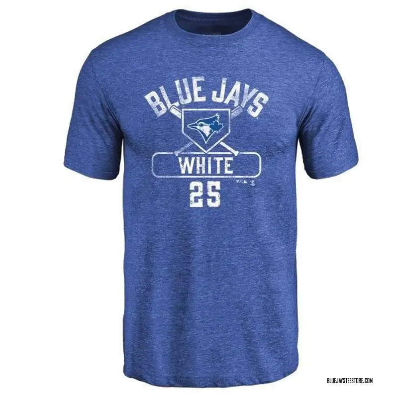 Youth Devon White Toronto Blue Jays Base Runner Tri-Blend T-Shirt - Royal