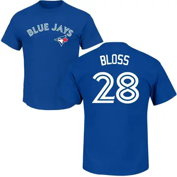 Youth Jake Bloss Toronto Blue Jays Roster Name & Number T-Shirt - Royal