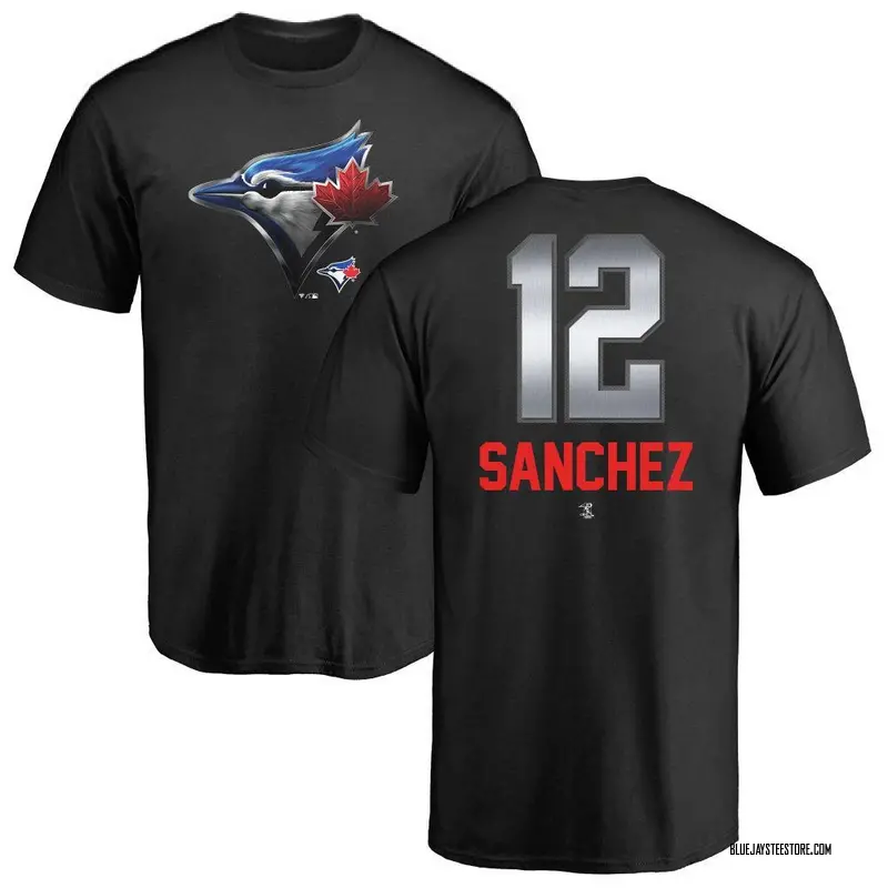 Youth Jesus Sanchez Toronto Blue Jays Midnight Mascot T-Shirt - Black
