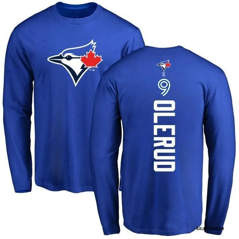Youth John Olerud Toronto Blue Jays Backer Long Sleeve T-Shirt - Royal