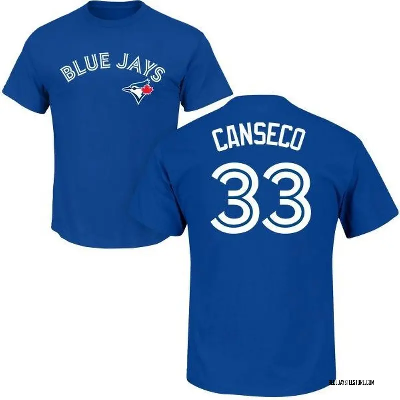 Youth Jose Canseco Toronto Blue Jays Roster Name & Number T-Shirt - Royal