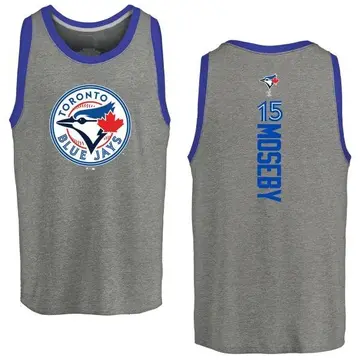 Youth Lloyd Moseby Toronto Blue Jays Backer Tri-Blend Tank Top - Ash