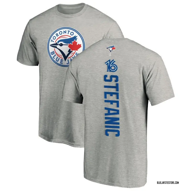 Youth Michael Stefanic Toronto Blue Jays Backer T-Shirt - Ash