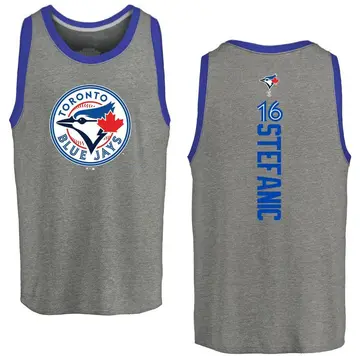 Youth Michael Stefanic Toronto Blue Jays Backer Tri-Blend Tank Top - Ash