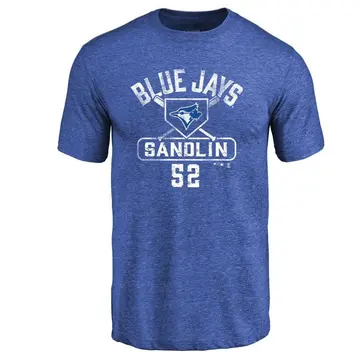 Youth Nick Sandlin Toronto Blue Jays Base Runner Tri-Blend T-Shirt - Royal