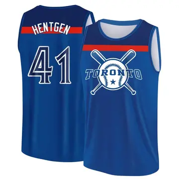 Youth Pat Hentgen Toronto Blue Jays Royal/Navy Baseball Legend Tank Top