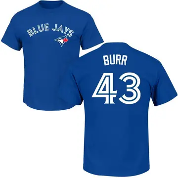 Youth Ryan Burr Toronto Blue Jays Roster Name & Number T-Shirt - Royal